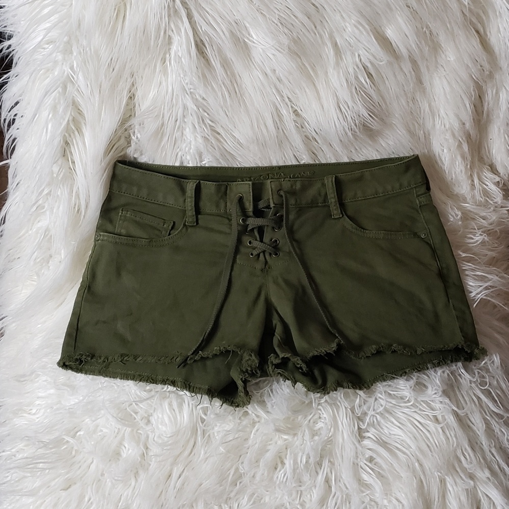 Arizona Jean Company Green Jean Shorts